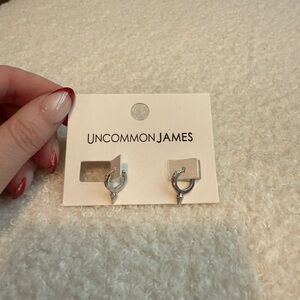 Uncommon James Silver Twisted Hoop Earrings